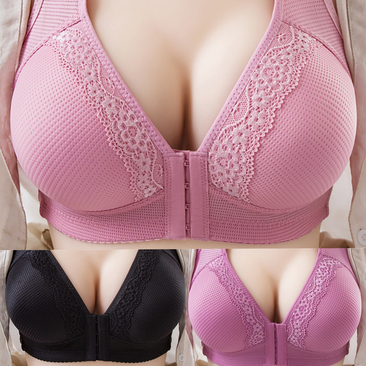 š„ćPaquete de 3ćSujetadores de alta calidad | šš§” Sin costuras, con gran sujeción, elegantes y sexys, previenen la flacidez