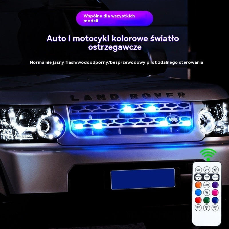 🚥Oferta ograniczona czasowo🚗🛵Dekoracyjne światła samochodowe LED, światła nastrojowe, migające światła ostrzegawcze, ultradługa żywotność baterii, wodoodporność