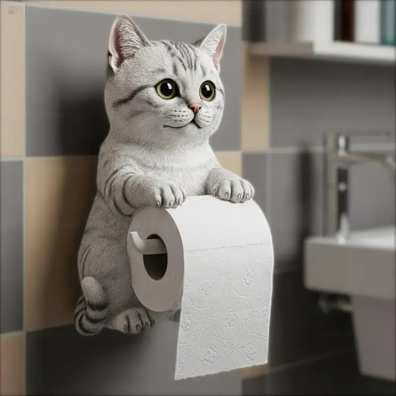 🐱【Nowa oferta produktów】Uchwyt na papier toaletowy z uroczym wzorem kota