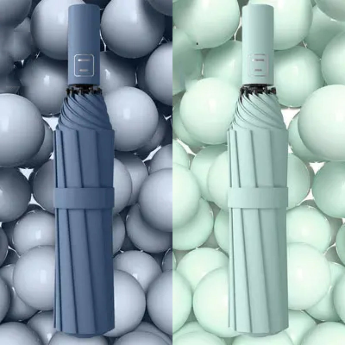 ☔🔥 【Kup jeden, drugi dostaniesz gratis】🔥 Nowy parasol automatyczny, składany parasol z 10 kościami