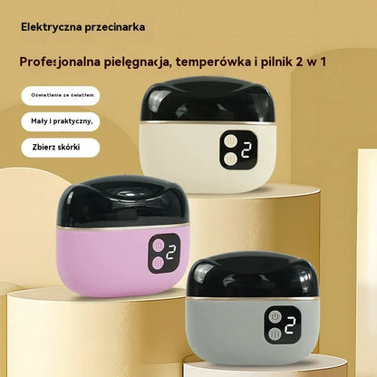 💅✨Wielofunkcyjny elektryczny pilnik do paznokci, elektryczny obcinacz do paznokci z zabezpieczeniem przed przytrzaśnięciem