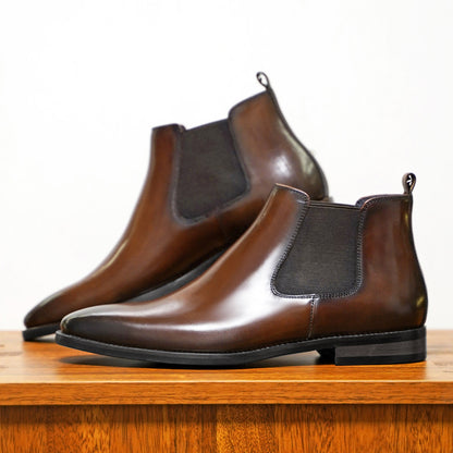 🔥👞🔥【38-48】Nowe, modne, wysokiej jakości, ręcznie robione, skórzane buty biznesowe dla mężczyzn