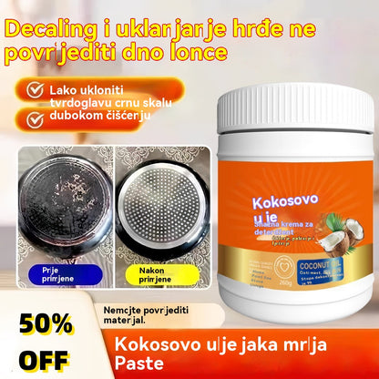 🥘🧼【Kupite 1, dobijte 1 gratis】Višenamjenska krema za čišćenje kućanstva za uklanjanje ulja, hrđe i kamenca.Višenamjenski, s jakim mogućnostima čišćenja i uklanjanja kamenca.