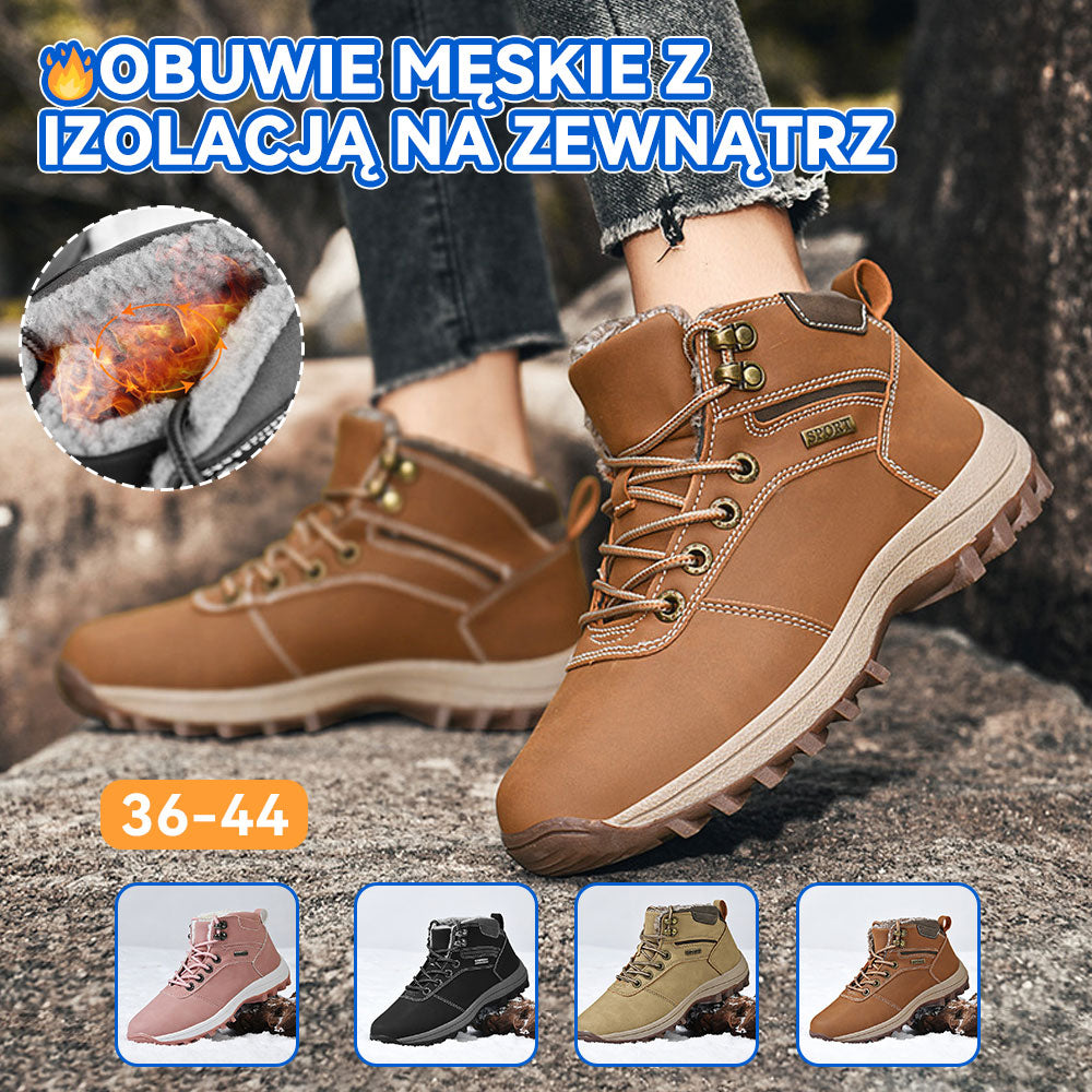 43% zniżki – zimowe buty trekkingowe do uprawiania sportów na świeżym powietrzu--Styl pary