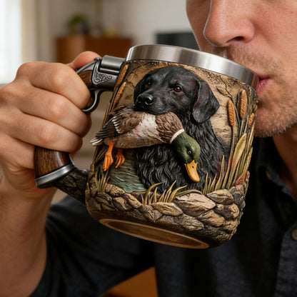 🔫☕【50% ZNIŻKI!】Kubek myśliwego 3D realistyczny