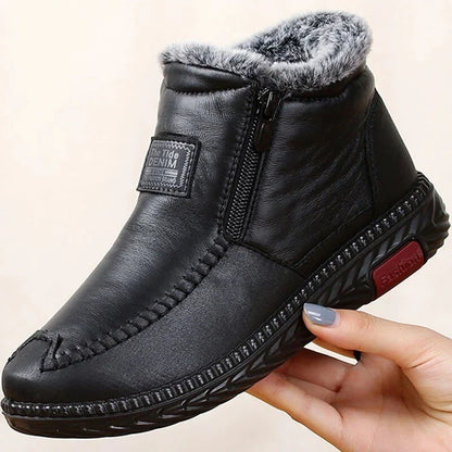 🔥🔥【35-41】2024 jesienne i zimowe nowe modne damskie buty bawełniane, ciepłe śniegowce-3828986