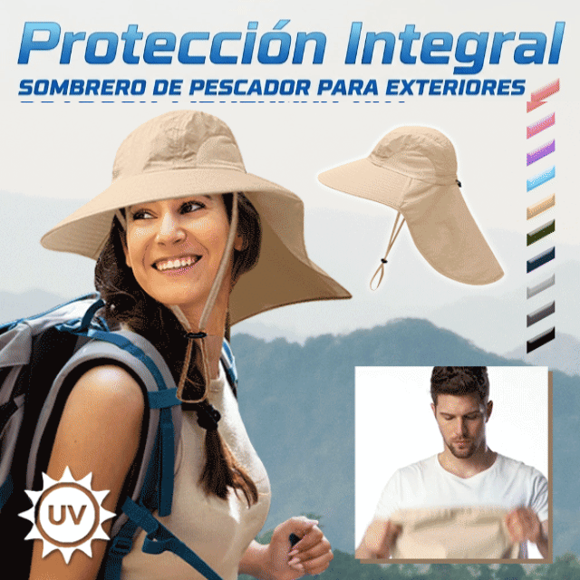 🔥【Compra 1, llévate 1 gratis】🔥Sombrero de pesca universal de verano con protección solar 2026