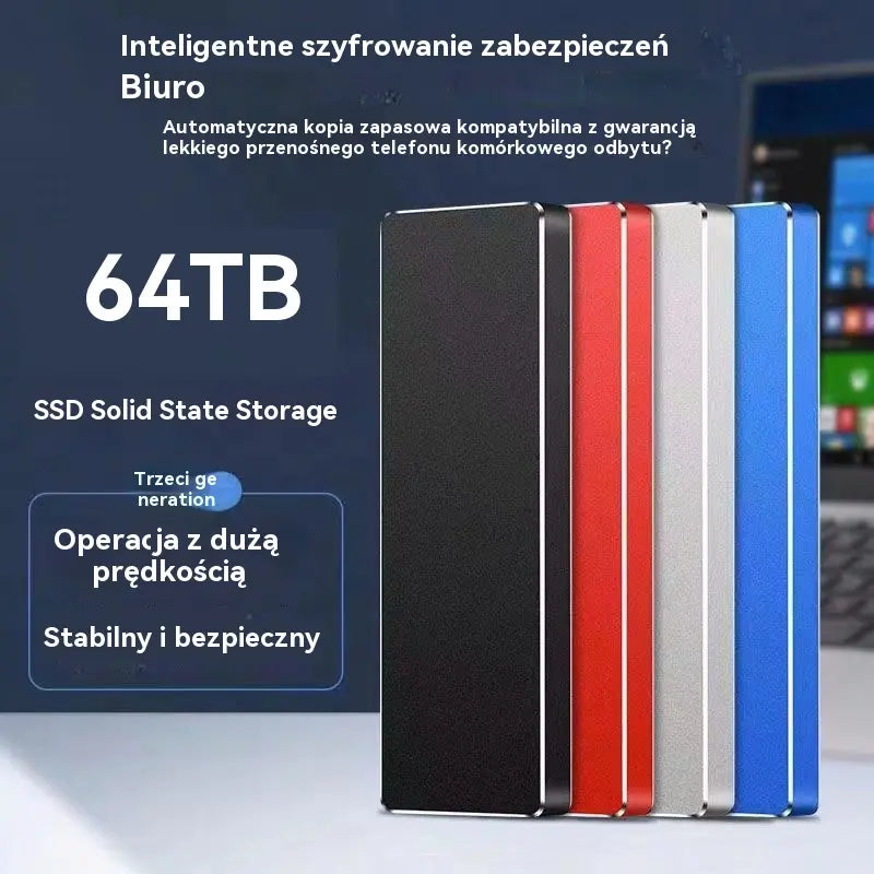 🎉【🔥Sprzedano ponad 9999 egzemplarzy】Przenośny dysk twardy o ultraszybkim transferze 150 MB/s【2T】
