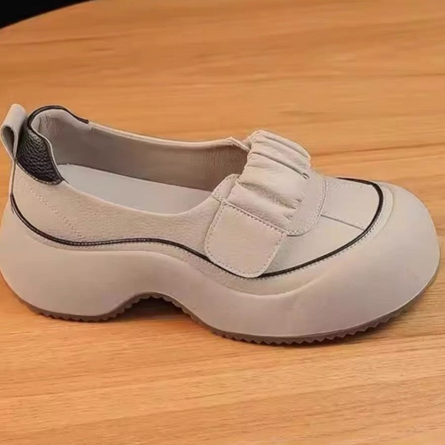 👟2024 nowe modne skórzane wygodne trampki w stylu retro do uprawiania sportu i rekreacji 【35-40】
