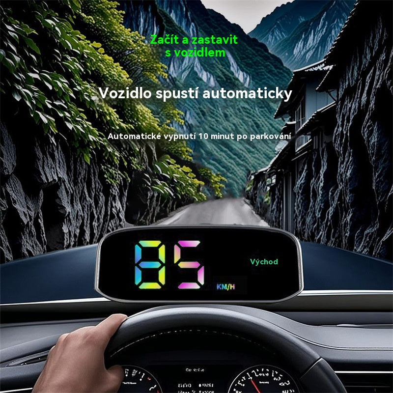 🚗Solární displej tachometru auta.Solární energie, detekce rychlosti, bezpečná jízda, vyhýbání se pokutám