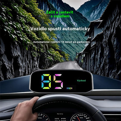 🚗Solární displej tachometru auta.Solární energie, detekce rychlosti, bezpečná jízda, vyhýbání se pokutám