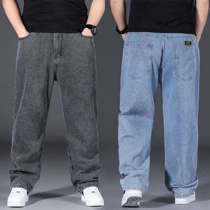 👖50% de descuento🔥【45-150 kg】Jeans de talla grande para hombre, corte ancho, elásticos y cómodos. ✅️Pago contra entrega