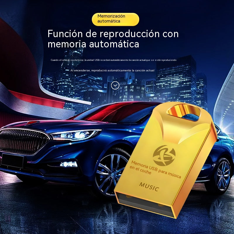 🔥🔥【Compra 1 y llévate 1 gratis + 50% de descuento】【32 GB】Memoria USB universal de alta calidad para música en coches【2500 canciones populares + 100 vídeos】