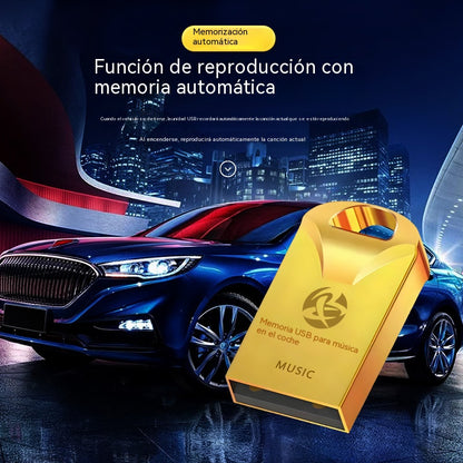 🔥🔥【Compra 1 y llévate 1 gratis + 50% de descuento】【32 GB】Memoria USB universal de alta calidad para música en coches【2500 canciones populares + 100 vídeos】