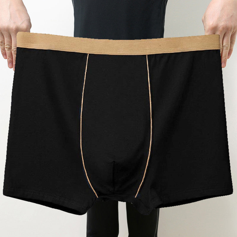 😍🛒【4 piezas】Ropa interior de algodón puro para hombres de talla grande【45kg-150kg】✅️Pago contra entrega