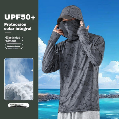 🔥【M-5XL】Ropa transpirable de protección solar para hombre, adecuada para deportes al aire libre y pesca. ✅️Pago contra entrega