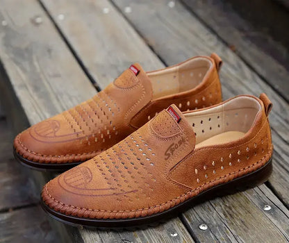 ✨【39-44】Ręcznie robione męskie skórzane buty 2026 | Styl casualowy do noszenia na zewnątrz