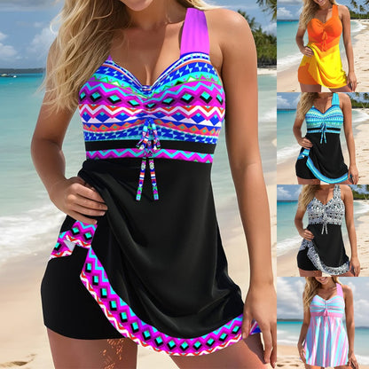 🏊‍♀️👙【S-5XL】Модни и висококачествени бански костюми【Горнище + панталон】