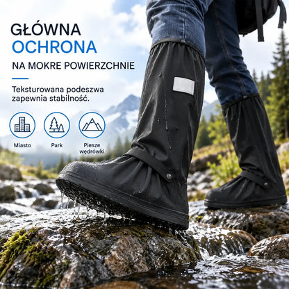 【1 para】Chroń swoje sneakersy przed deszczem! Wytrzymałe, wodoodporne ochraniacze na buty: antypoślizgowe i składane – łatwe do schowania w torbie 🌧️