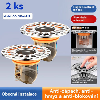 🔥【Kupte jeden, druhý dostanete zdarma】✨Univerzální podlahové odvodňovací jádro proti zápachu s velkým voštinovým panelem