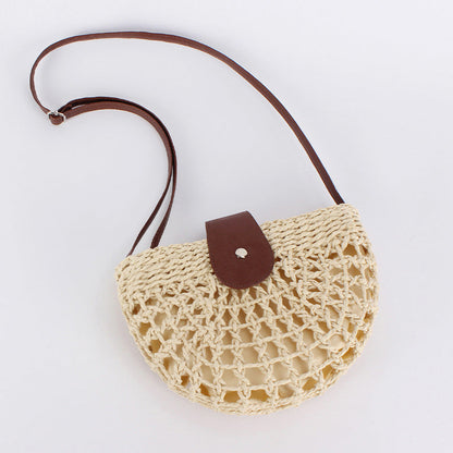 👜 ¡50% de descuento! ✨ Bolso bandolera de estilo bohemio tejido a mano con correa ajustable para el hombro, ligero y portátil ✨