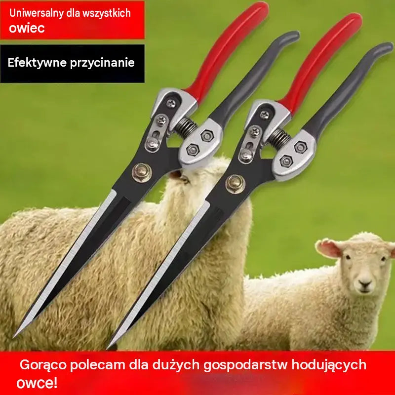 【✨Płatność przy odbiorze】🐏✨✂️ Duże ręczne nożyce sprężynowe do strzyżenia owiec