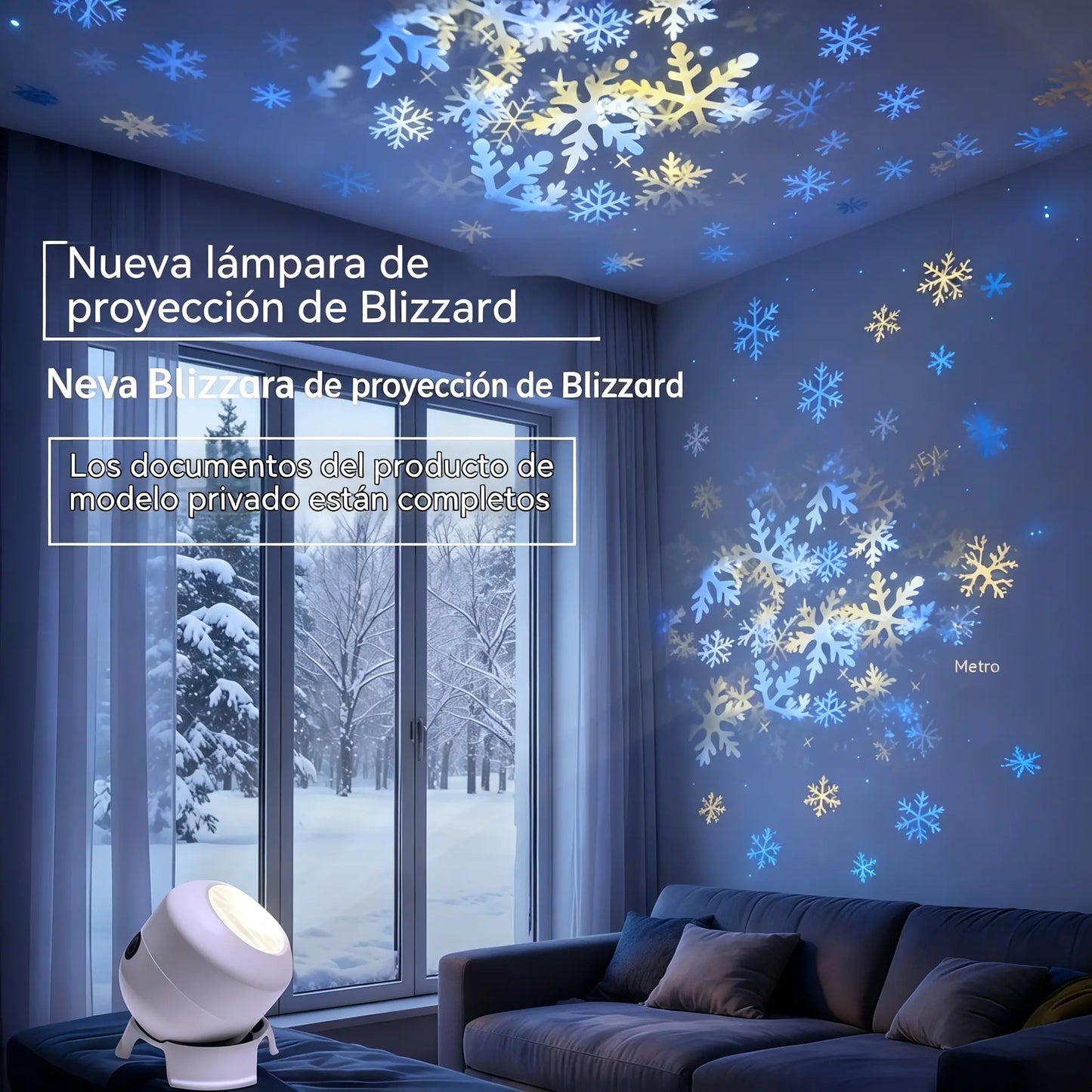 🐟【50% de descuento por tiempo limitado】Proyector LED giratorio dinámico ✅️Pago contra entrega
