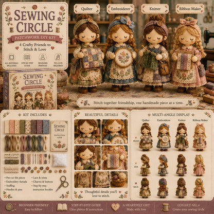🎁Zadnji dan: Iskoristite popust od 50%! 🧵Minijaturni set patchworka iz serije Miniature World.