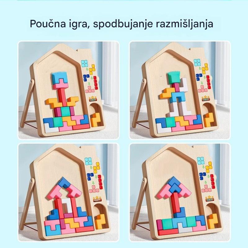 🔥🎁🌈【Kupite 1, dobite 1 gratis】Otroška izobraževalna sestavljanka Tetris