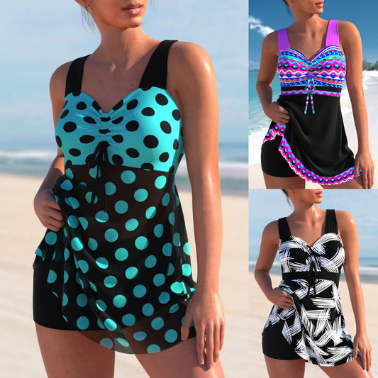 🩱🏖️【50% ZNIŻKI】【S-4XL】2025 nowy damski kostium kąpielowy z nadrukiem
