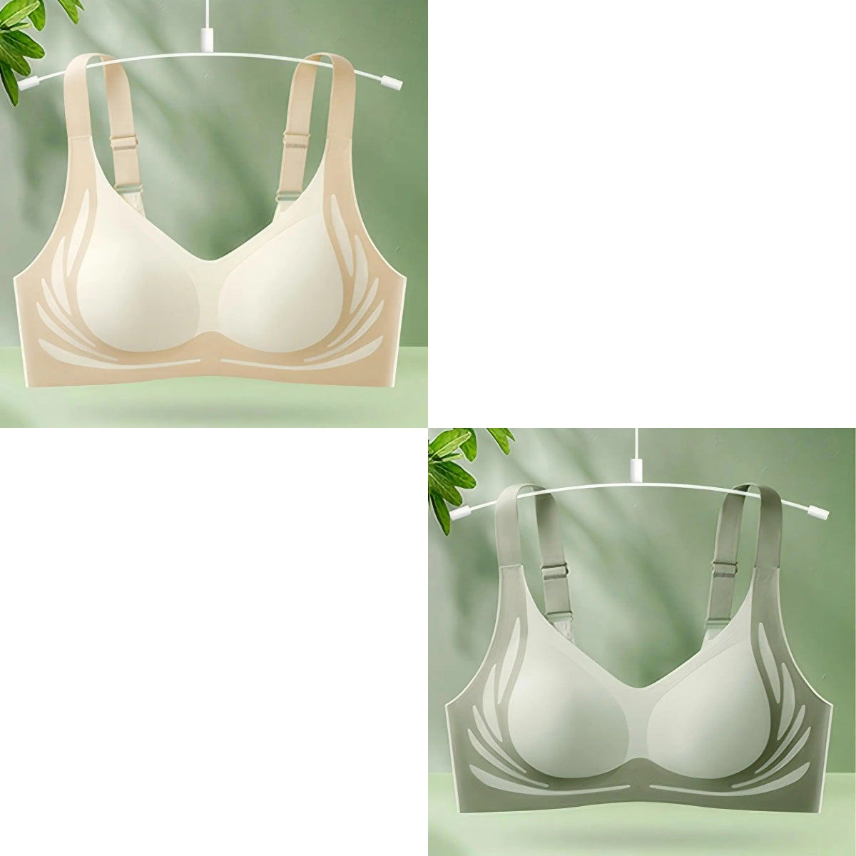😍【Kupite jedan, dobijte jedan gratis】❤️Ženski jednodijelni grudnjak bez žice  Prozračan, udoban i ne urezuje se 【40-85 kg】