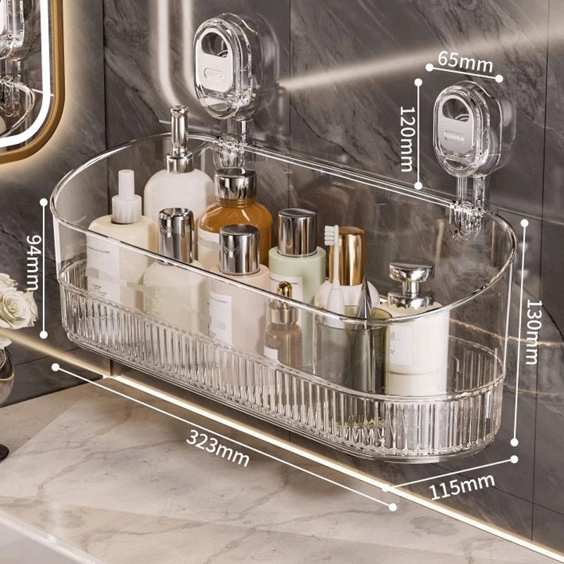 🍽️🧺Ograničena ponuda🔥🔥Držač s usisnom čašom bez bušenja, zidni stalak za odvod u kuhinji i kupaonici