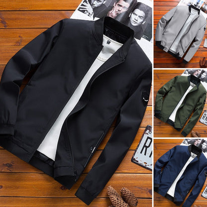 🧥💥【Oferta ograniczona czasowo】💥【M-6XL】 Męska kurtka jesienna w jednolitym kolorze