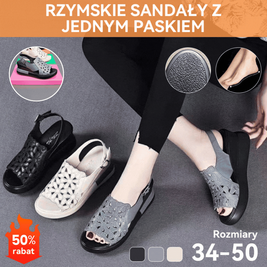 👉 🔥【Oferta limitowana】🔥【35-40】Damskie sandały retro 2026 miękka podeszwa komfort