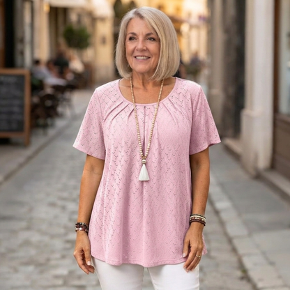 🎁【L-6XL】Camisas elegantes para mujer, camisetas informales de manga corta.✅️Pago contra entrega