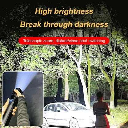 🆕🔦【Ograniczona czasowo zniżka】💥Nowa latarka patrolowa do użytku na zewnątrz, duża moc i duży zasięg