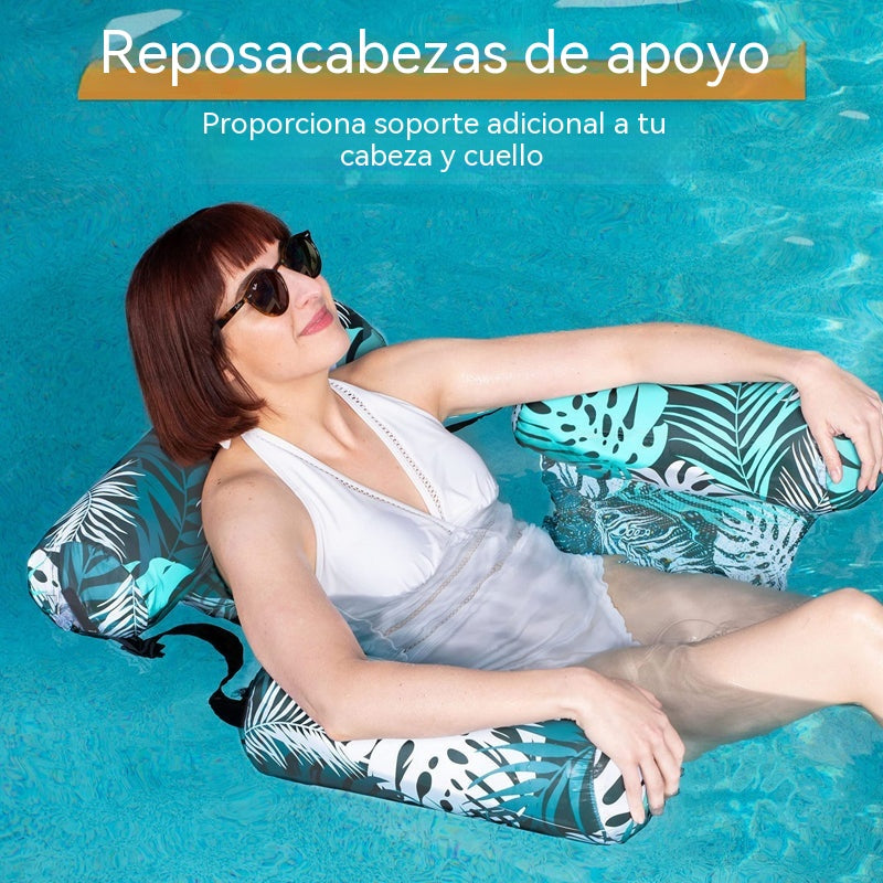 🏊¡Gran oferta de verano con un 60% de descuento! 💺 Silla flotante inflable: cómoda, estable y perfecta para relajarse en el agua 🌊✅️Pago contra entrega