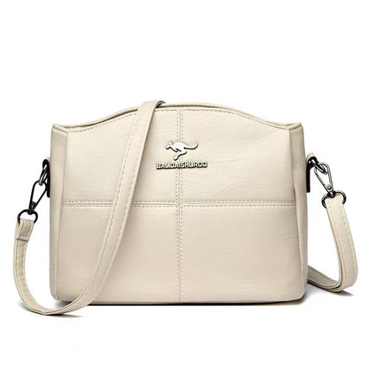 🔥👜👜 Nová kabelka cez rameno z pravej kože, ručne vyrobená v retro štýle, moderná a všestranná.