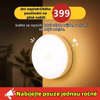🏡💡【Kupte 1, získejte 1 zdarma】Inteligentní LED světlo, které detekuje lidské tělo, snadno se nabíjí a je praktické