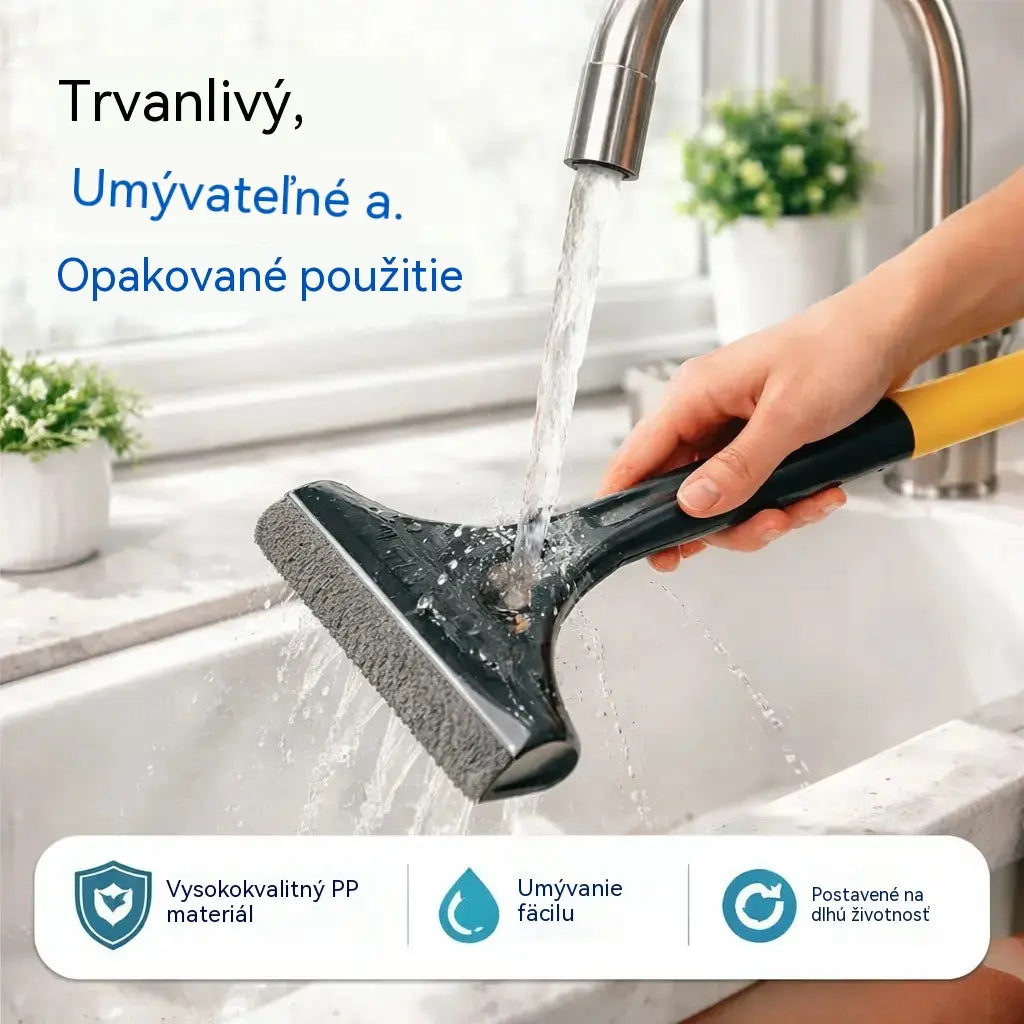 ✨2-v-1 viacúčelová čistiaca kefka✨Účinná pomôcka pri čistení