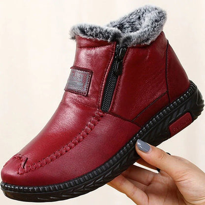 🔥🔥【35-41】2024 jesienne i zimowe nowe modne damskie buty bawełniane, ciepłe śniegowce-3828986