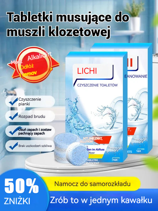 💦🌟【Opakowanie 144 sztuk】【Kup 3, a otrzymasz 3 gratis】Skuteczna piana do czyszczenia toalet