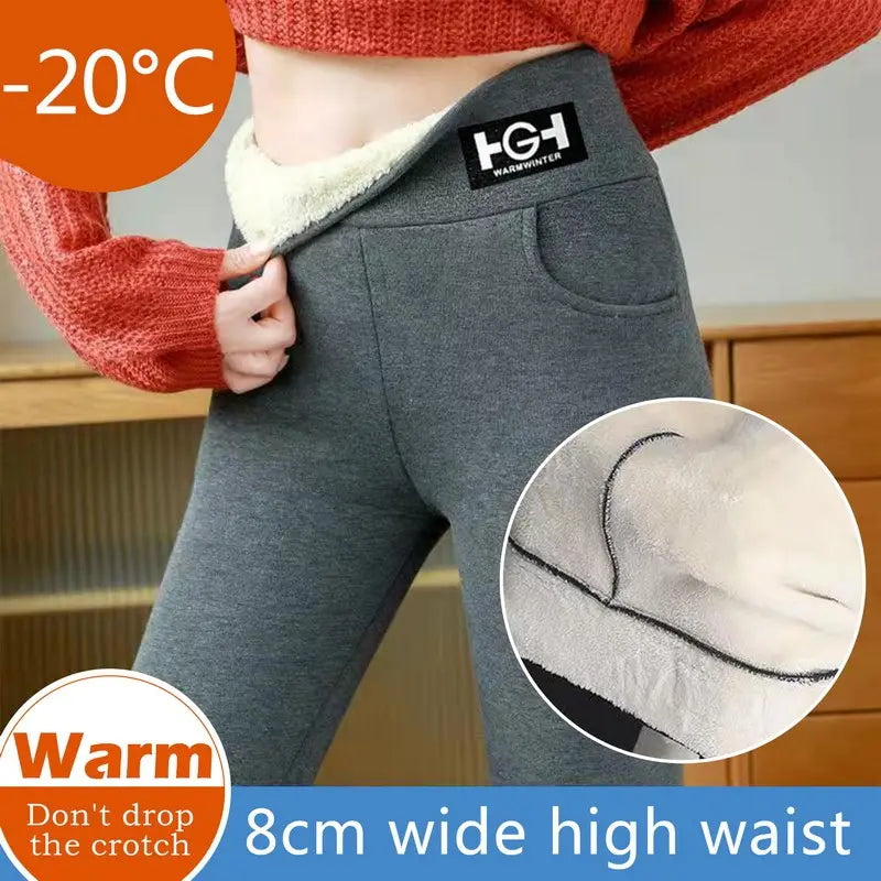 🌈🔥【M-3XL】Nové jesenné/zimné legíny s hrubšou flísovou podšívkou - vetruodolné a teplé