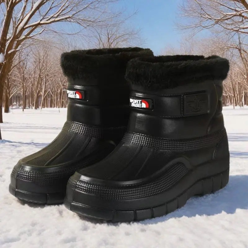 ✨【Veľkosti 40-45】Pánske teplé a nepremokavé outdoorové topánky s flísovou podšívkou, vhodné do daždivého a zasneženého počasia