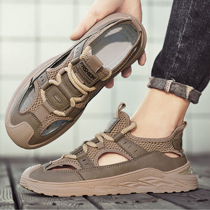 👟Rebajas de verano 🏆【Tallas 39-44】Nuevas sandalias de hombre 2026 para el verano, ligeras, deportivas y de ocio, antideslizantes, perfectas para la playa.