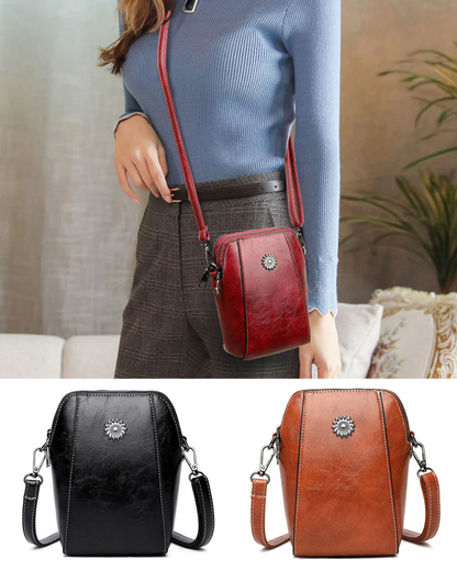 🔥👜【Specjalna oferta letnia】💖Nowa prosta wielofunkcyjna modna torba na ramię ze skóry naturalnej, mała i wykwintna