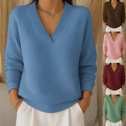 🔥🌸【Plačilo ob dostavi】💖【S-3XL】Elegantna in udobna ženska srajca z V-izrezom