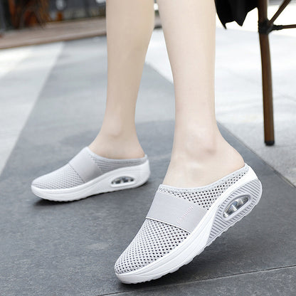 🔥✨【35-43】2025 sandały damskie z poduszką powietrzną z siateczki hollow mesh✅miękkie i wygodne✅lekkie i oddychające✅modne i swobodne