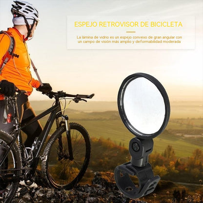【50% OFF】【1 par 22 euros】🚴🏍️Espejo retrovisor giratorio de 360 grados