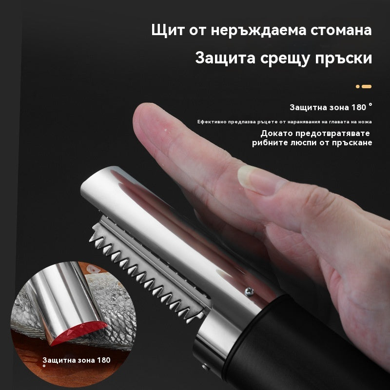 🐠👍 Електрически люспест за риба✅премахва рибните люспи за 10 секунди